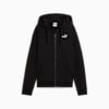 Hoodie confort zippé à petit logo N° 1 ESS Femme, PUMA Black, small