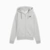 Hoodie confort zippé à petit logo N° 1 ESS Femme, Light Gray Heather, small