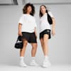 ESS Small No. 1 Logo 4" Leichte Hochgeschnittene Shorts Damen, PUMA Black, small