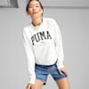 PUMA SQUAD Women's Crewneck Sweatshirt, PUMA White, small-AUS
