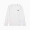 Essentials No. 1 Logo Long Sleeve Tee Men, PUMA White, small