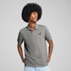 Essentials No. 1 Logo Pique Polo Men, Medium Gray Heather, small-VNM
