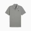 Playera polo WARDROBE Essentials Piqué para hombre, Medium Gray Heather, small