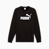 ESSENTIALS No. 1 Logo Men's Crew, PUMA Black, small-NZL