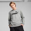 ESSENTIALS No. 1 Logo Men's Crew, Medium Gray Heather, small-NZL