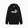 ESSENTIALS No. 1 Logo Men's Hoodie, PUMA Black, small-NZL
