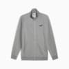 Essentials No. 1 Logo Track Jacket Men, Medium Gray Heather, small