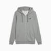 Essentials No. 1 Logo Full-Zip Hoodie Men, Medium Gray Heather, small