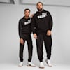 Essentials No.1 Logo Poly Pants Men, PUMA Black, small