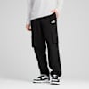 Essentials No. 1 Logo Men's Woven Cargo Pants, PUMA Black, small-NZL