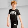 Camiseta juvenil PUMA SQUAD con estampado grande, PUMA Black, small