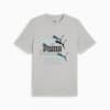 PUMA Overlapping Logo Tee Men, Light Gray Heather, small-SEA