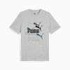 Áo thun nam chồng logo PUMA, Light Gray Heather, small-VNM