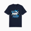 Áo thun nam chồng logo PUMA, Club Navy, small-VNM