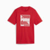 PUMA Logo Men's T-Shirt, For All Time Red, small-SEA