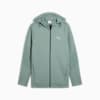EVOSTRIPE Full-Zip Hoodie Men, Green Moon, small