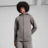 EVOSTRIPE Full-Zip Men's Hoodie, Cast Iron, small-NZL