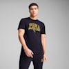 PUMA Class Graphic Tee Men, New Navy, small-VNM