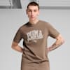 PUMA Class Men's Graphic Tee, Totally Taupe, small-NZL