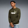 Essentials 2 Colour No. 1 Logo Fleece-Sweater Herren, Dark Olive, small