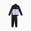 Poly Colourblock Tracksuit Men, New Navy, small