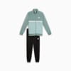 Poly Colourblock Tracksuit Men, Green Moon, small