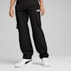 Pantaloni cargo in tessuto con logo ESS N. 1 per ragazzi, PUMA Black, small