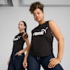 Tank top aderente con logo ESS N. 1 da donna, PUMA Black, small