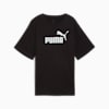 Essentials No. 1 Logo Relaxed Women's Tee, PUMA Black, small-NZL