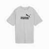Essentials No. 1 Logo Relaxed Women's Tee, Light Gray Heather, small-NZL