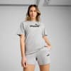 Essentials No. 1 Logo Relaxed Women's Tee, Light Gray Heather, small-NZL
