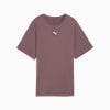 Essentials Women's Relaxed Tee, Raisin, small-AUS