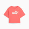 ESS Cropped No. 1 Logo Relaxed Tee Women, Peach Frost, small-VNM