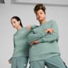 ESSENTIALS No. 1 Logo Women's Relaxed Crew Sweatshirt, Green Moon, small-NZL