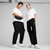 ESSENTIALS No. 1 Logo Women's Woven Cargo Pants, PUMA Black, small-AUS