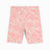 Leggings cortos de cintura alta ESS NATURE 2.0 7" para mujer, Alpine Snow-Pink Fruit, small