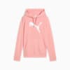 Hoodie ESS METALLIC Femme, Pink Fruit-Metallic silver, small