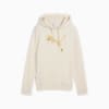 Hoodie ESS METALLIC Femme, Alpine Snow-Metallic Gold, small