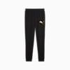 Pantaloni da tuta ESS METALLIC da donna, PUMA Black-Metallic Gold, small