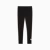 ESS METALLIC Leggings Women, PUMA Black-Metallic Silver, small