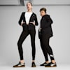 ESS METALLIC Leggings Damen, PUMA Black-Metallic Silver, small