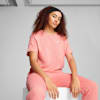ESS TAPE Relaxed Tee Women, Pink Fruit, small-SEA
