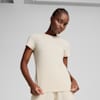ESS ELEVATED Rib Tee Women, Alpine Snow, small-VNM