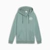 PUMA CLASS Women's Relaxed Full-Zip Hoodie, Green Moon, small-AUS