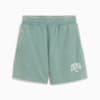 PUMA CLASS Women's Washed Shorts 5", Green Moon, small-AUS