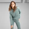 PUMA SPORT Women's Relaxed Crew Sweater, Green Moon, small-AUS