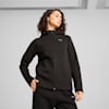 EVOSTRIPE Women's Full-Zip Hoodie, PUMA Black, small-AUS
