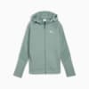 EVOSTRIPE Full-Zip Hoodie Women, Green Moon, small