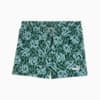 Damskie szorty ze średnim stanem 5" ESS GRAPHIC, Green Moon, small