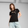 GRAPHICS Floral Cat Logo Tee Women, PUMA Black, small